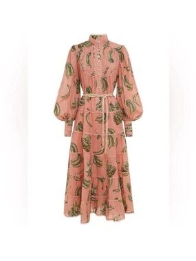Alemais Bananarama Belted Midi Dress US Size 2
